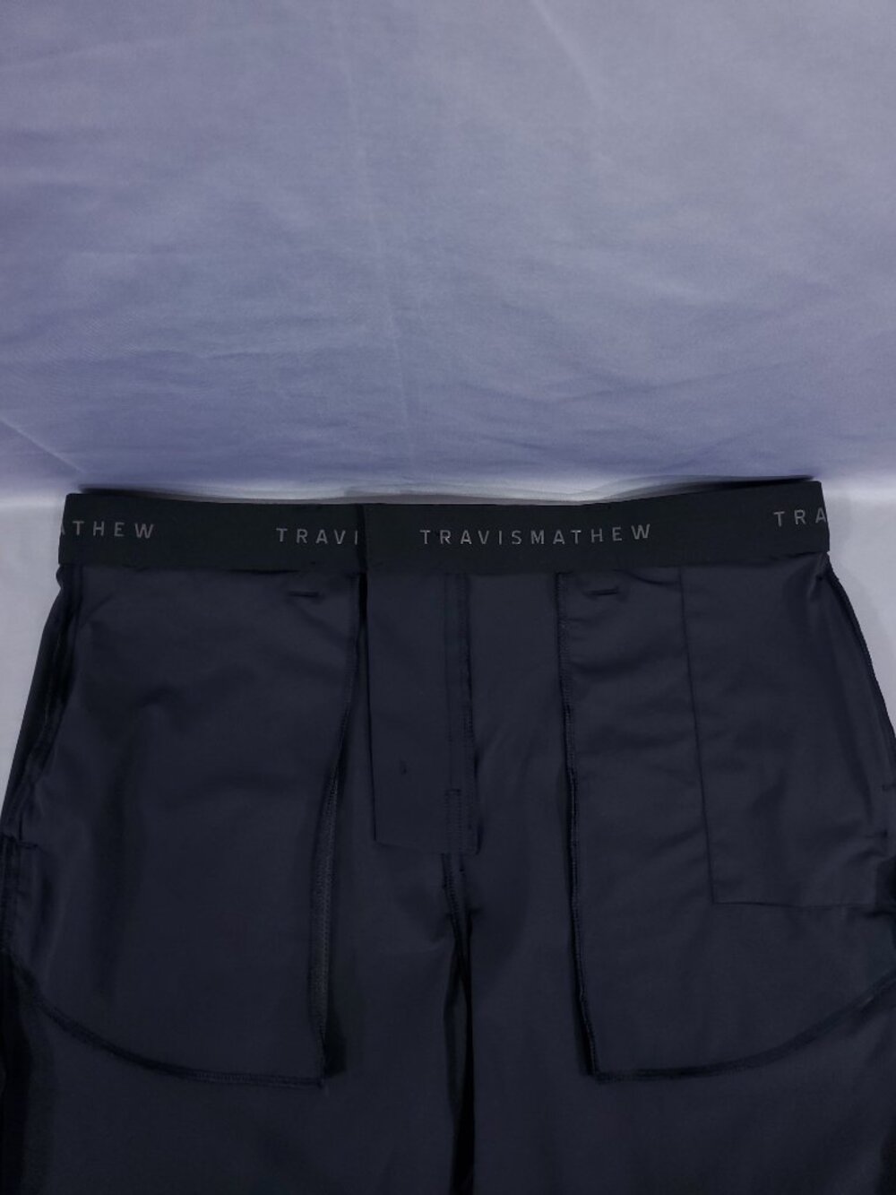 TravisMathew Hero Hour Golf Shorts Mens 34 Black Performance Athletic 8" Inseam - Picture 7 of 15